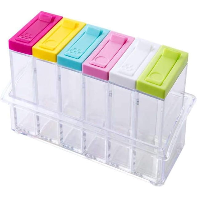 Portable Spice Shaker Jars, Transparent Containers for Your Culinary Adventures