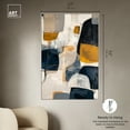 thumbnail image 5 of Surfaces Boho Neutral Abstract Canvas Wall Art by Art Remedy, Silver Floater Frame, 36"x54", 5 of 7