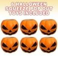 thumbnail image 2 of ArtCreativity Halloween Squeeze Pop-Out Toys, Set of 6, Halloween Stress Relief Toys for Kids with Pop-Out Characters, Great as Non-Candy Halloween Treats, Trick or Treat Supplies, and Prank Toys, 2 of 6