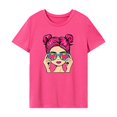 thumbnail image 1 of Camiseta para mujer con cuello redondo, camiseta básica para vacaciones, trabajo, playa, viaje, caminar M, 1 of 7