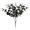 A001- Black, variant on Black Artificial Eucalyptus Stems Faux Eucalyptus Stems Spooky Halloween Decor Gothic Black Table Decor Indoor Halloween Decorations for Home Single Pack