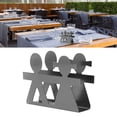thumbnail image 4 of Vertical Napkin Holder, Desktop Storage Rack Upright Napkin Holder Stable Bottom  For Cafes Hotels For Restaurants For Bars Silver Black, 4 of 8