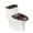 Rose, variant on HELLHERO Toilet Dust Cover Set Halloween 2 Piece Soft for Bathroom Accessories Universal Bathroom Toilet Cozy Set