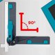 thumbnail image 3 of 2-In-1 Mitre Measuring Angle Cut Tool for Saws Goniometer Angle Ruler, 3 of 5