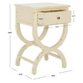 thumbnail image 5 of SAFAVIEH Maxine Nightstand With Storage Drawer Vanilla, 5 of 7