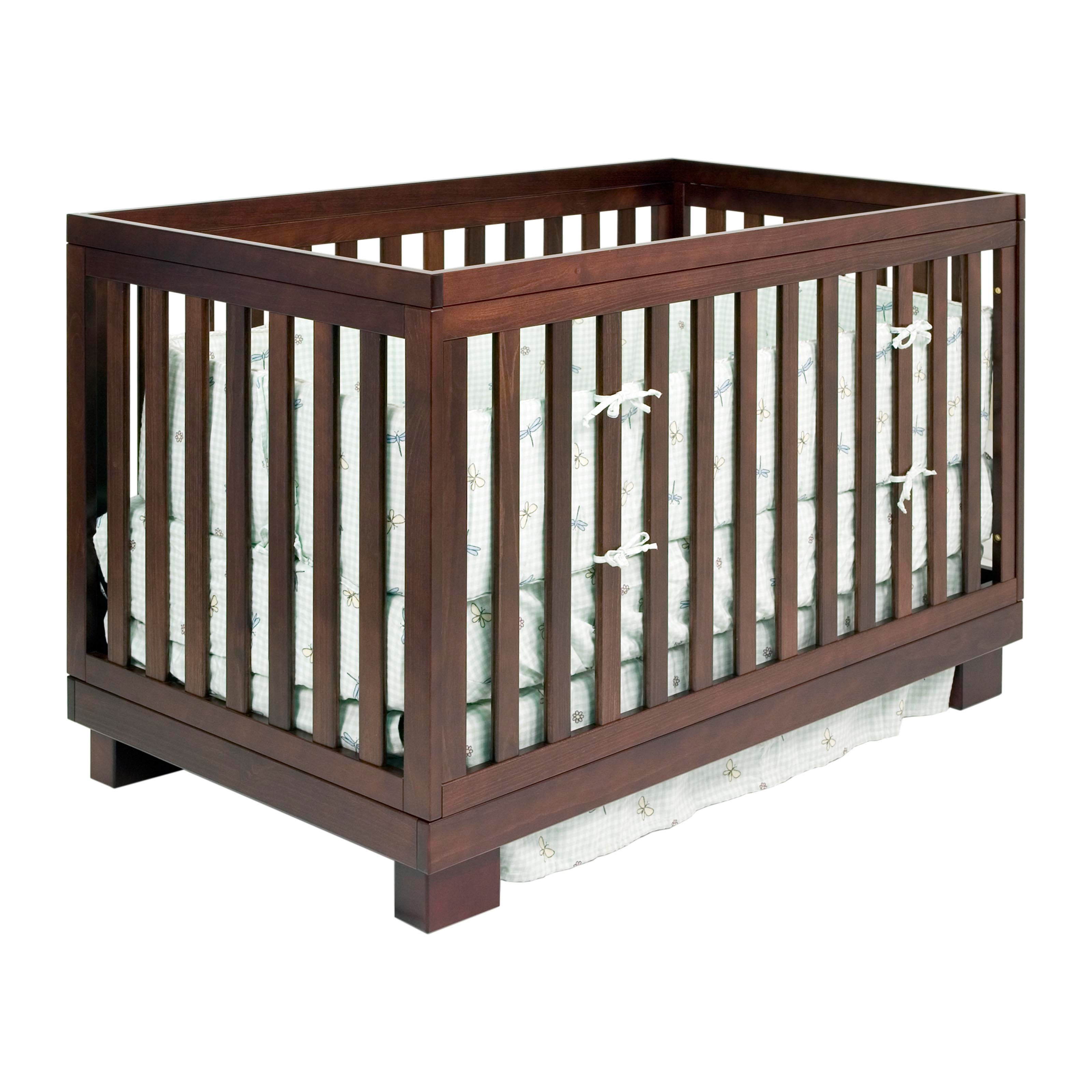 Babyletto Modo 3in1 Convertible Crib with Toddler Rail, Espresso