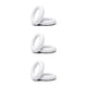 thumbnail image 5 of Methold 1 par de almohadillas para los oídos Cojín Espuma Cuero Auriculares Orejeras Cubiertas Almohadillas para los oídos Blanco Type1 NO1, 5 of 6