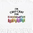 thumbnail image 4 of Inktastic I'm Cray Cray for Kindergarten Fun Crayons Girls Toddler Dress, 4 of 5