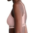 thumbnail image 3 of Women's Calvin Klein Archive Logo Lightly Lined Bralette QF7534 Color: Flint Stone Size: X LARGE, 3 of 5