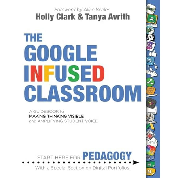 Pre-Owned The Google Infused Classroom: A Guidebook to Making Thinking Visible and Amplifying Student Voice (Paperback) by Holly Clark, Tanya Avrith