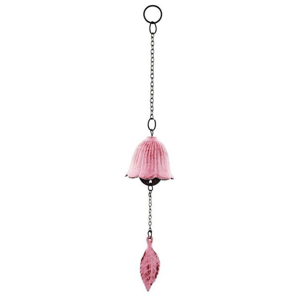 Carillón de viento japonés retro de hierro | Decoración colgante de metal para jardín y patio | Uso en interiores y exteriores