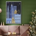 thumbnail image 6 of Holiday Night Collection B - Framed Gallery Wrapped Holiday Canvas - 25 x 37 - White Frame, 6 of 8