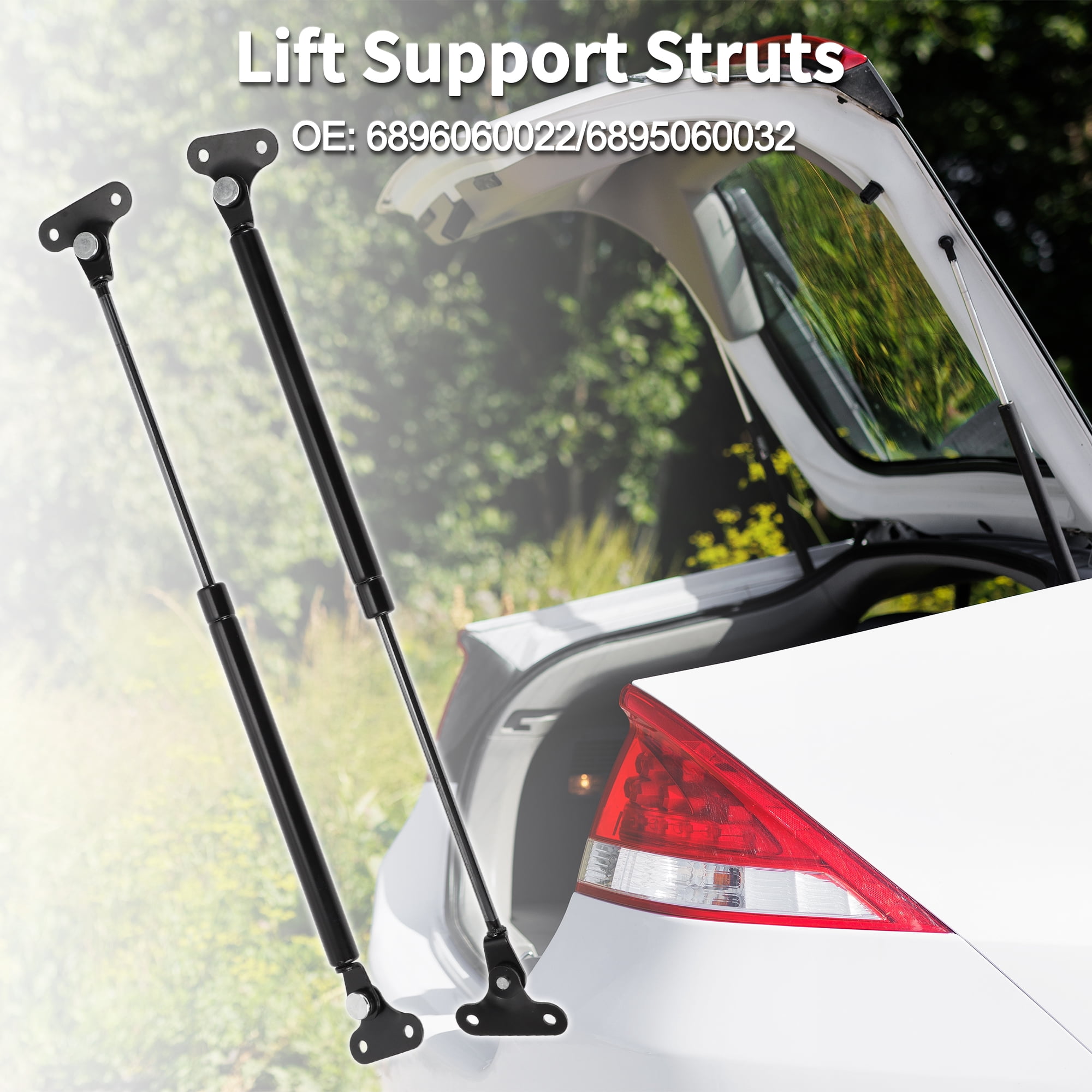 Unique Bargains 2Pcs Rear Hatch Lift Supports for Toyota Land Cruiser 1991-1997