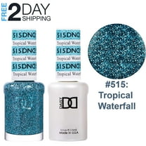DND Gel Nail Polish & Nail Lacquer Set Soak Off Duo Set - # 515 Tropical Waterfall