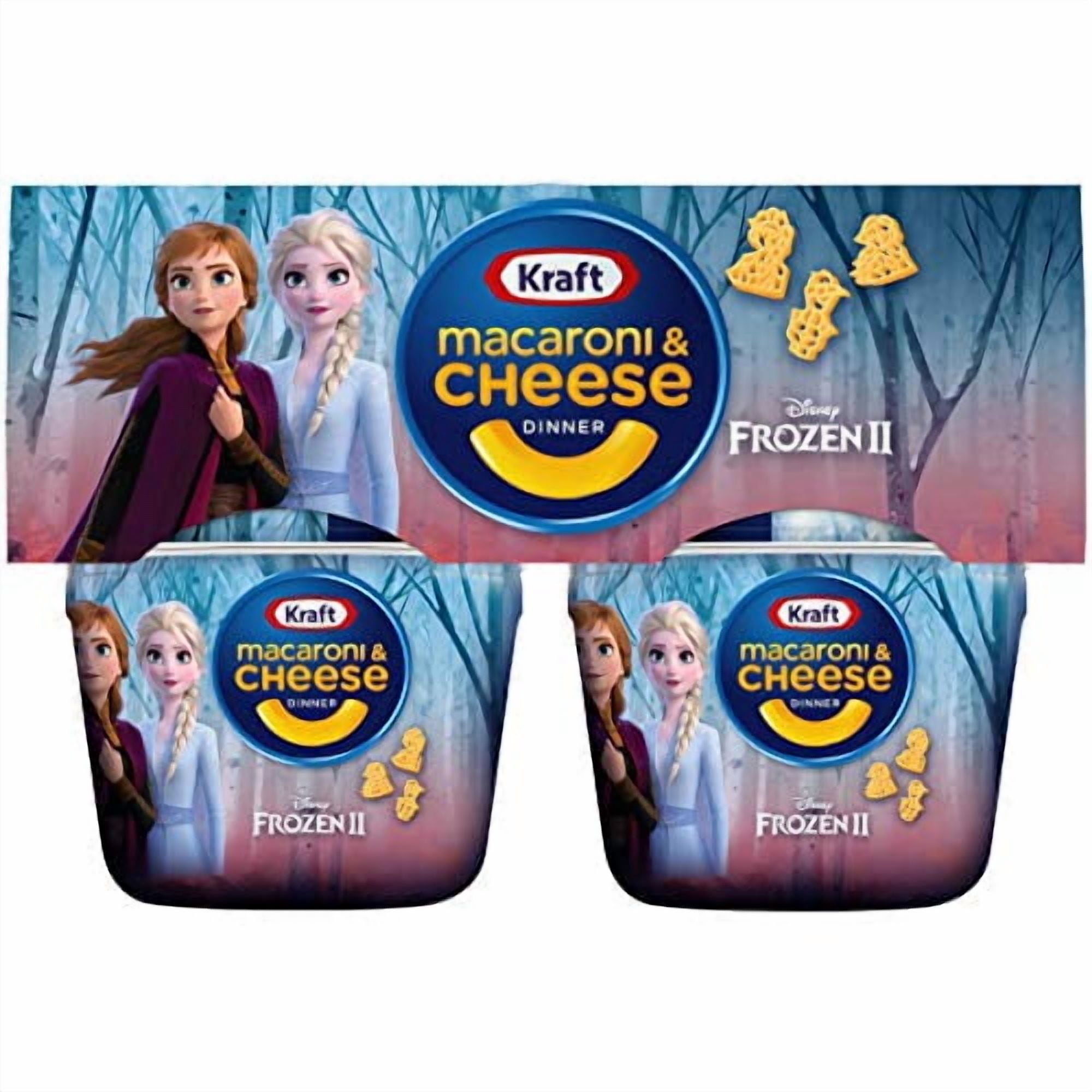 (6 pack) Kraft SpongeBob SquarePants Mac and Cheese, 4 Cups, for Easy Dinner or Dinner Sides, Original Flavor, No Artificial Flavors, Preservatives or Dyes, 1.9 oz