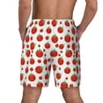 thumbnail image 4 of Goofa Hand Drawn Tomatoes Printed Men's Swim Trunks Board Shorts Quick Dry Mens Swimming Trunks with Compression Liner,Breathable Fit Hawaii Beach Shorts-Medium, 4 of 9