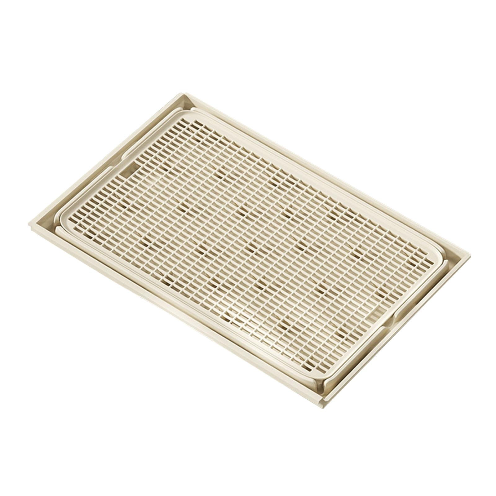 FITYLE Cat Litter Mat Cat Litter Pad Sturdy Lightweight Litter Boxes Mat Cat Litter Catcher Mat Easy Clean Kitty Litter Trapping Mat Coffee