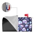 thumbnail image 2 of Yiaed Skull crystal flower Print Mailbox Covers, Magnetic Mailbox Cover, Mail Box Covers for Garden Outdoor Decor Box Covers-25.5x21 in, 2 of 8