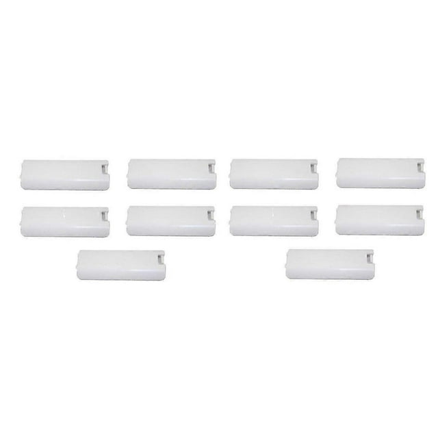 10 pack of White Battery Cover for Nintendo Wii Controller Remote