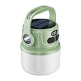thumbnail image 1 of fastboy Portable Camping Light With Built-in 2400 Mah Battery Solar Charging Dual Light green, 1 of 6