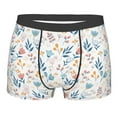 thumbnail image 4 of Goofa Tulips Flowers Printed Men's Boxer Briefs Underwear, Moisture-Wicking Underwear, Trunk,Soft and Breathable Cotton Underwear-XX-Large, 4 of 9