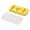 Yellow, variant on WKSCLPAI Cute Creative Ice Pop Molds,Food-Grade Homemade Popsicle Molds,BPA-Free DIY Ice Pop Cream Molds,Non-Stick Flat Design,Reusable,6-Cavity 3-Different Shape Molds,Green