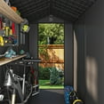 thumbnail image 4 of Patiowell 4x8 Resin Shed for Outdoor, Garden tool Storage Shed with Design of Lockable Doors, Tool Storage for Garden, 4 of 8