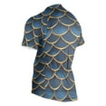 thumbnail image 3 of joogoo 3d Dragon Scales Blue Men's Cycling Jerseys Mountain Bike Short Sleeve Tops S, 3 of 7