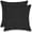 Noir, variante sur Ensemble de 2 coussins en coton à rayures à chevrons remplis de poly avec fermeture à glissière lavable en machine