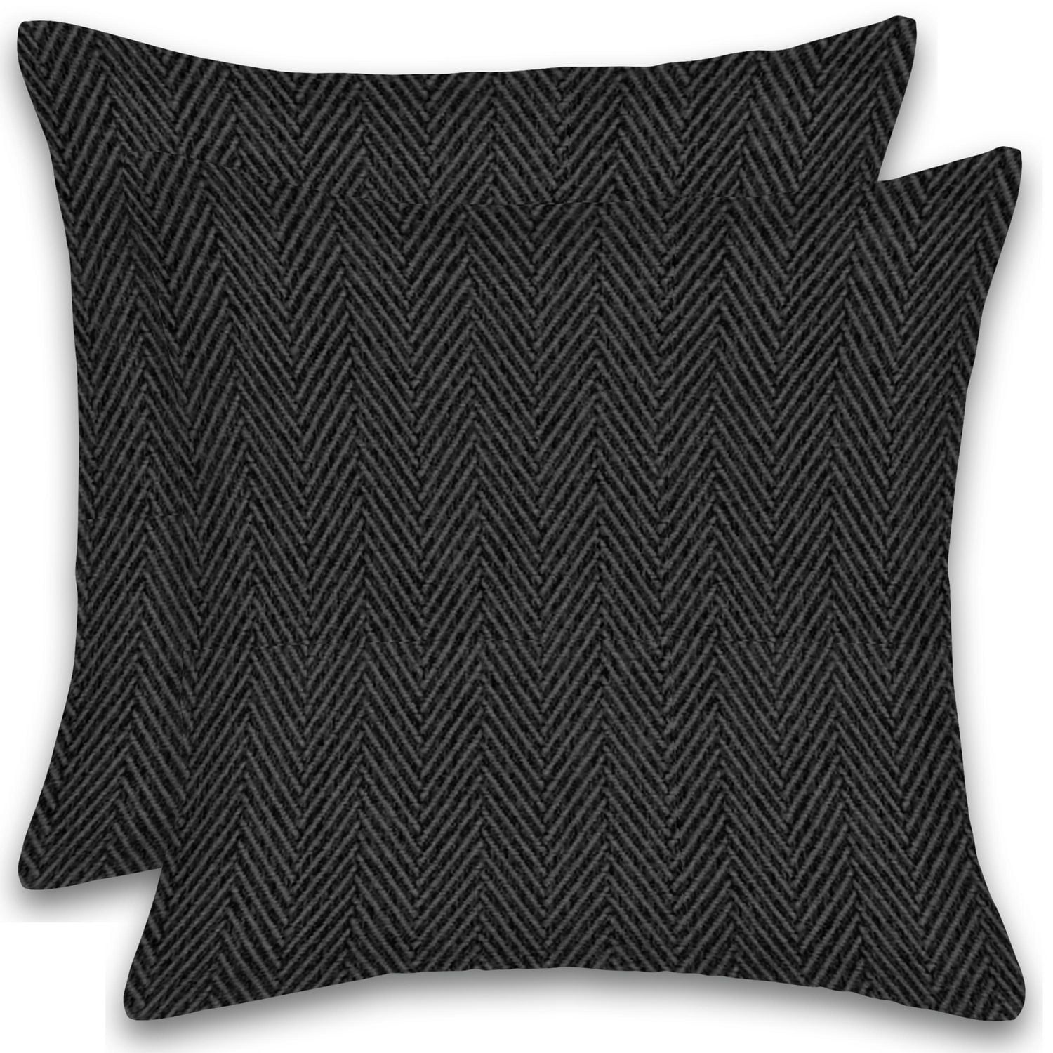Cuscino Decorativo Oyster In Tessuto Tela - 45,7x45,7 Cm - Poliestere Per Interni/Esterni - Made In USA