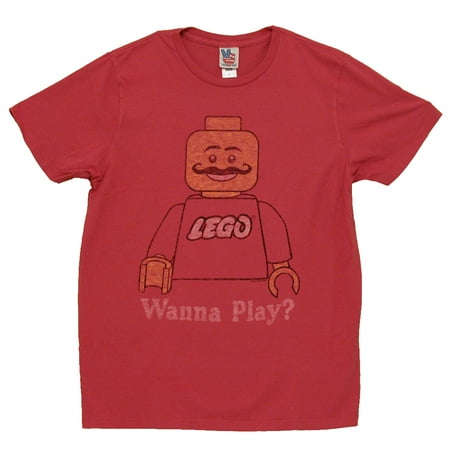 - Lego Wanna Play Vintage Style Junk Food Adult T-Shirt Tee