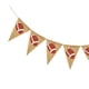 thumbnail image 2 of KAKOWELY Adornos de banderines de arpillera vintage para fiestas, temática de fútbol, guirnalda de banderines, diseño de rugby, banderines de lino, suministros para fiestas, 2 of 5
