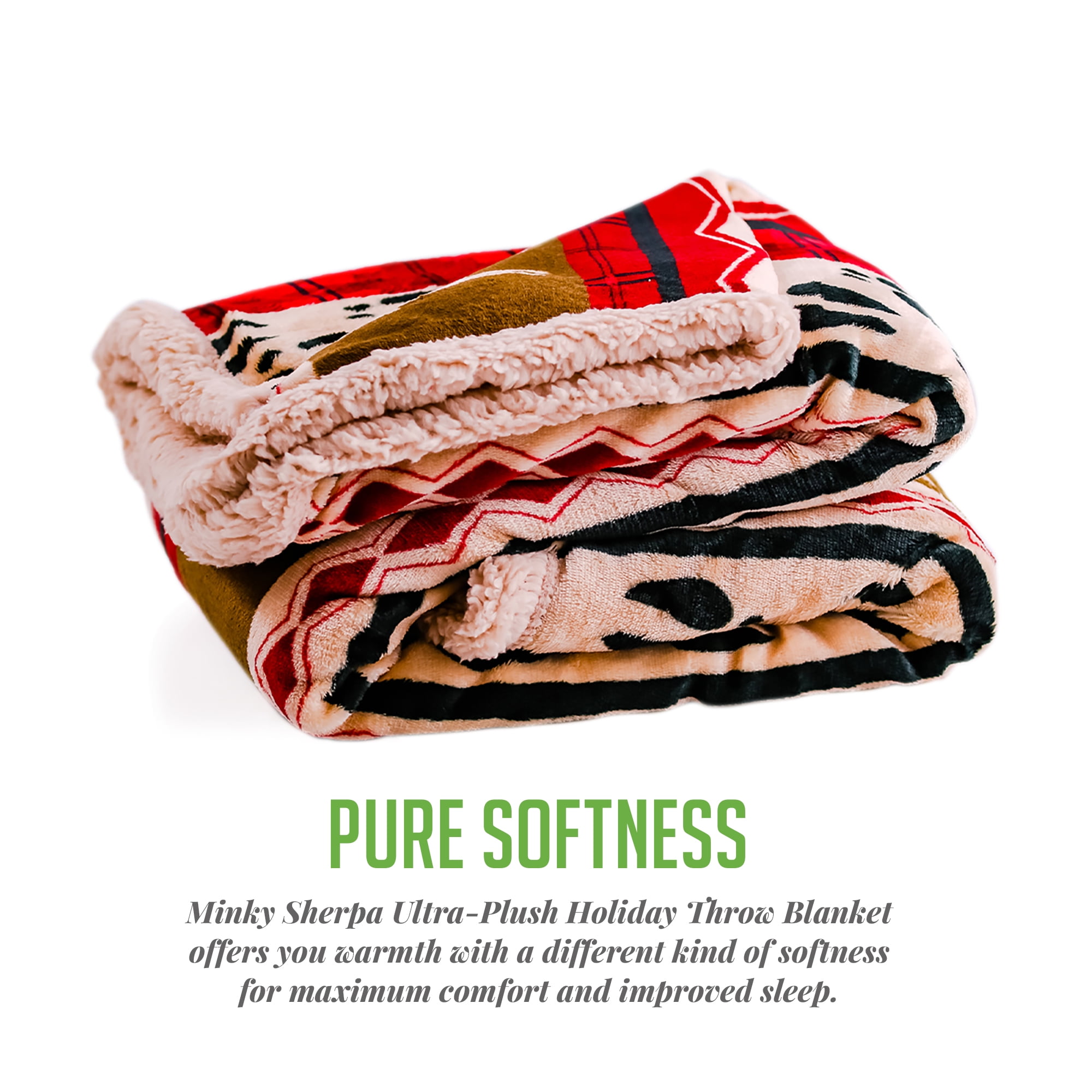 Ovente Heated Blanket Electric Throw Soft Flannel Fleece 50 x 60