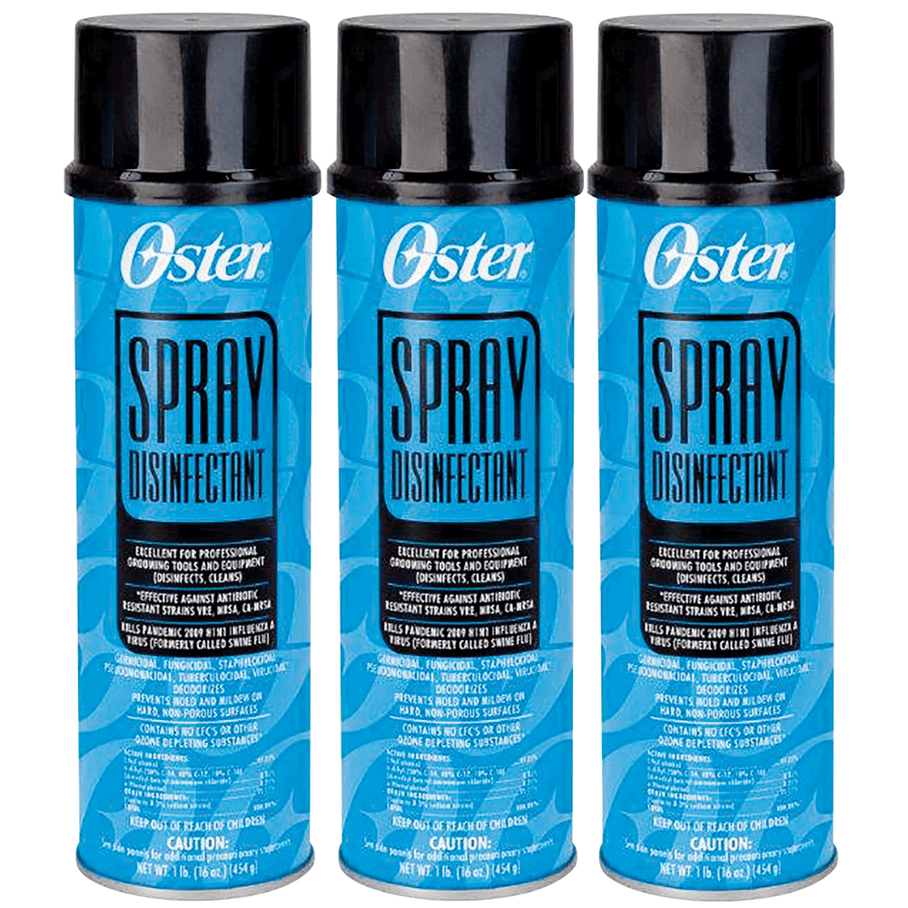 Oster Spray Disinfectant 16 Ounce (Pack of 3)