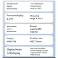 thumbnail image 4 of Fish Tank Thermometer Aquarium Thermometer Touch Stick Digital Aquarium Thermometer LED Display, 4 of 7