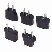 2Pcs European US AU EU US To EU/EU To US Plug Adapter Euro Travel Power Adapter Plug Outlet Converter Socket