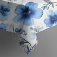 thumbnail image 5 of Pioneer Flower Floral Print Pattern Square Tablecloth,Waterproof Square Table Cover,Wipeable Spillproof Washable Table Cover for Home Kitchen Party Decor 52"x52"(132x132cm), 5 of 6