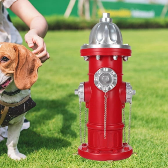 Runquan Fire Hydrant for Dogs to Pee on Hydrant Statue Crafts for Lawn Indoor Garden L