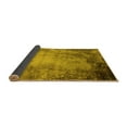 thumbnail image 2 of Ahgly Company Indoor Square Oriental Yellow Industrial Area Rugs, 4' Square, 2 of 4