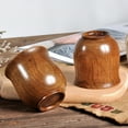 thumbnail image 1 of New Wooden Cup Log Color Handmade Natural Wood Coffee Tea Juice Milk Mug, 1 of 3
