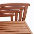 thumbnail image 3 of Set of Two Brown Stacking Armchairs, 3 of 3
