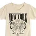 thumbnail image 3 of Marvel The Avengers - NYC - Toddler And Youth Girls Fitted Short Sleeve Graphic T-Shirt, 3 of 5