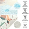 thumbnail image 4 of Dreamtimes Strawberry High Absorbent U-Shaped Contour Toilet Rugs Machine Washable, 17.3"x13.4", 4 of 4