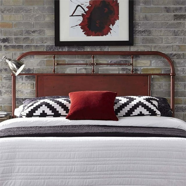 Liberty Furniture Vintage Queen Metal Headboard - Red