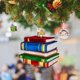 thumbnail image 1 of Feliz Navidad divertido libro acrílico colgante decoración navideña, 1 of 4