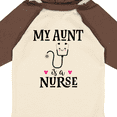 thumbnail image 4 of Inktastic My Aunt is a Nurse Girls Long Sleeve Baby Bodysuit, 4 of 5