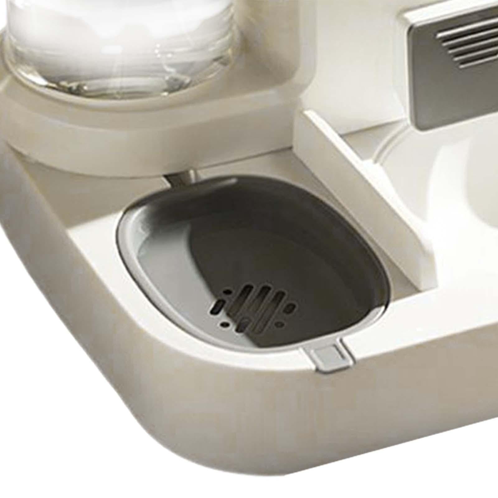 Pet Feeder and Water Food Dispenser Automatic for Dogs Cats 2 in 1 Gravity Refill Feeding Large Capacity for Small Large Pets Puppy Kitten Rabbit Bunny