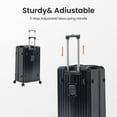 thumbnail image 6 of Historyli Go5H Luggage Sets Of 4 Pieces, Travel Luggage Suitcase With TSA Lock, Collapsible Cup Holder, 360 Degree Silent Spinner Wheels For Travel (20"/24"/29"/Travel Bag), 6 of 9