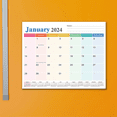 thumbnail image 2 of Magnetic Calendar for Refrigerator, Fridge Calendar Runs From January 2024 Until June 2025, 18 Monthly Calendar As Shown, 2 of 8