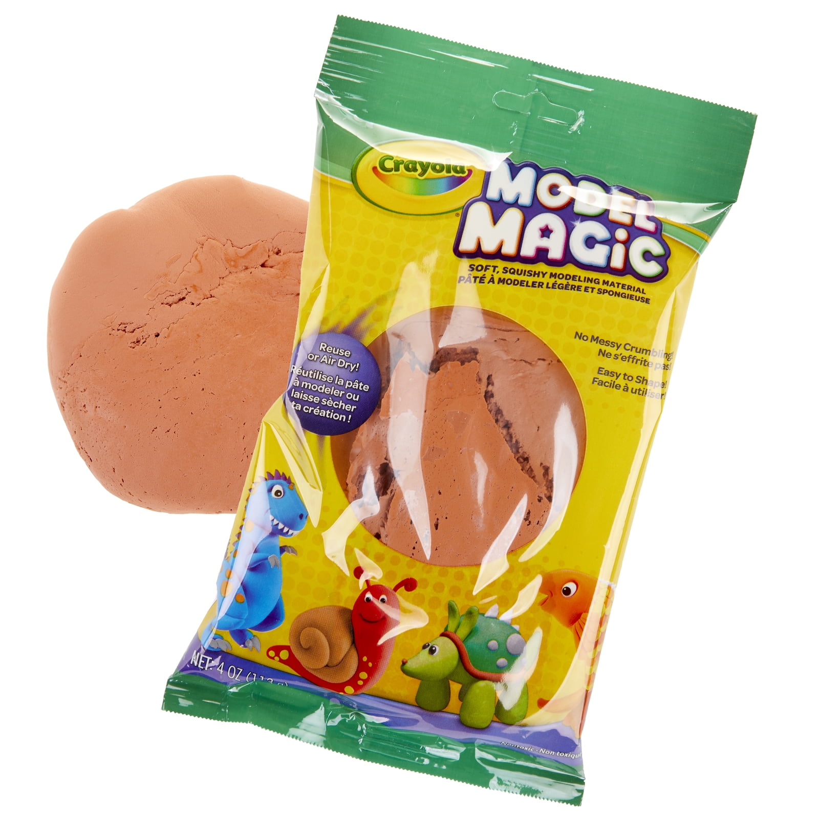 Crayola Model Magic Modeling Compound, Terra Cotta, 4 oz. Per Pack, 6 Packs